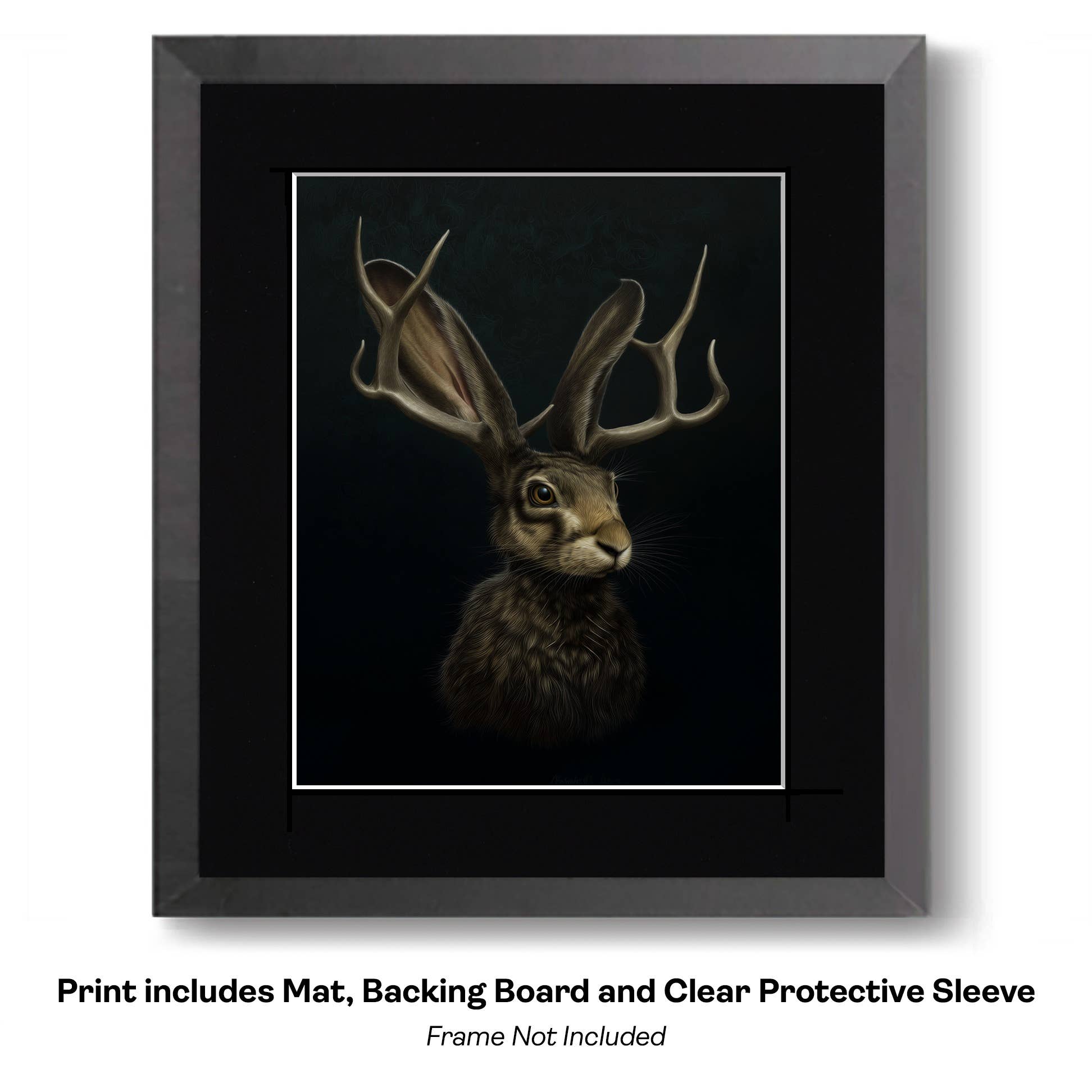 Mowbi - Wholesale Art Print - Wendie - Wendigo is Really a Sweetheart - Cryptids Art Prints - 10"x 8" Artwork for 12"x14" Frame11