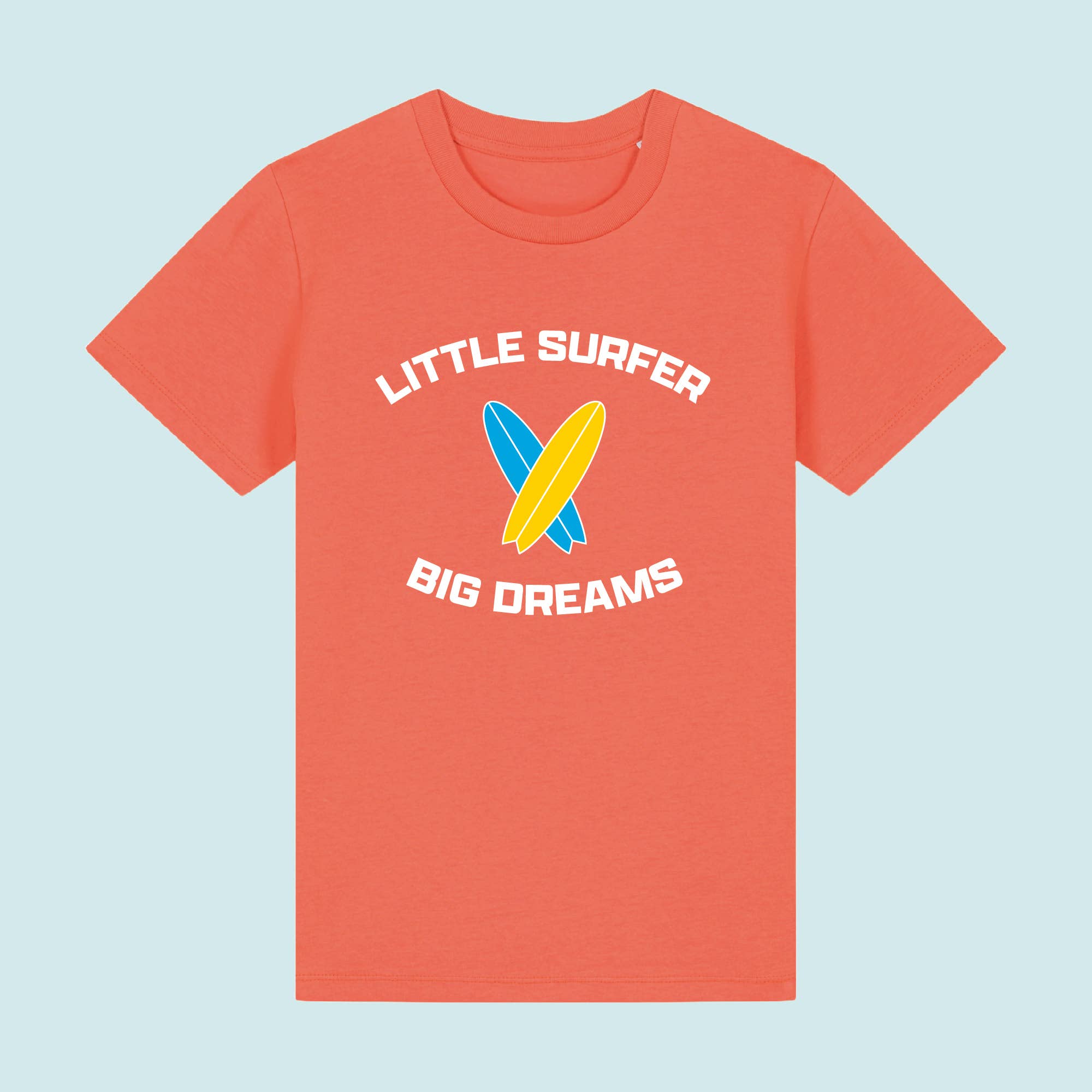 Lovetree Design - Wholesale Screen Printed T-Shirt - Kids - Little Surfer Kids T Shirt | Organic T Shirt 1