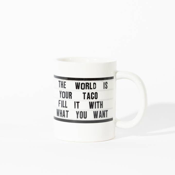 El Arroyo - Wholesale Coffee Mug - Coffee Mug 16oz - World is Your Taco1