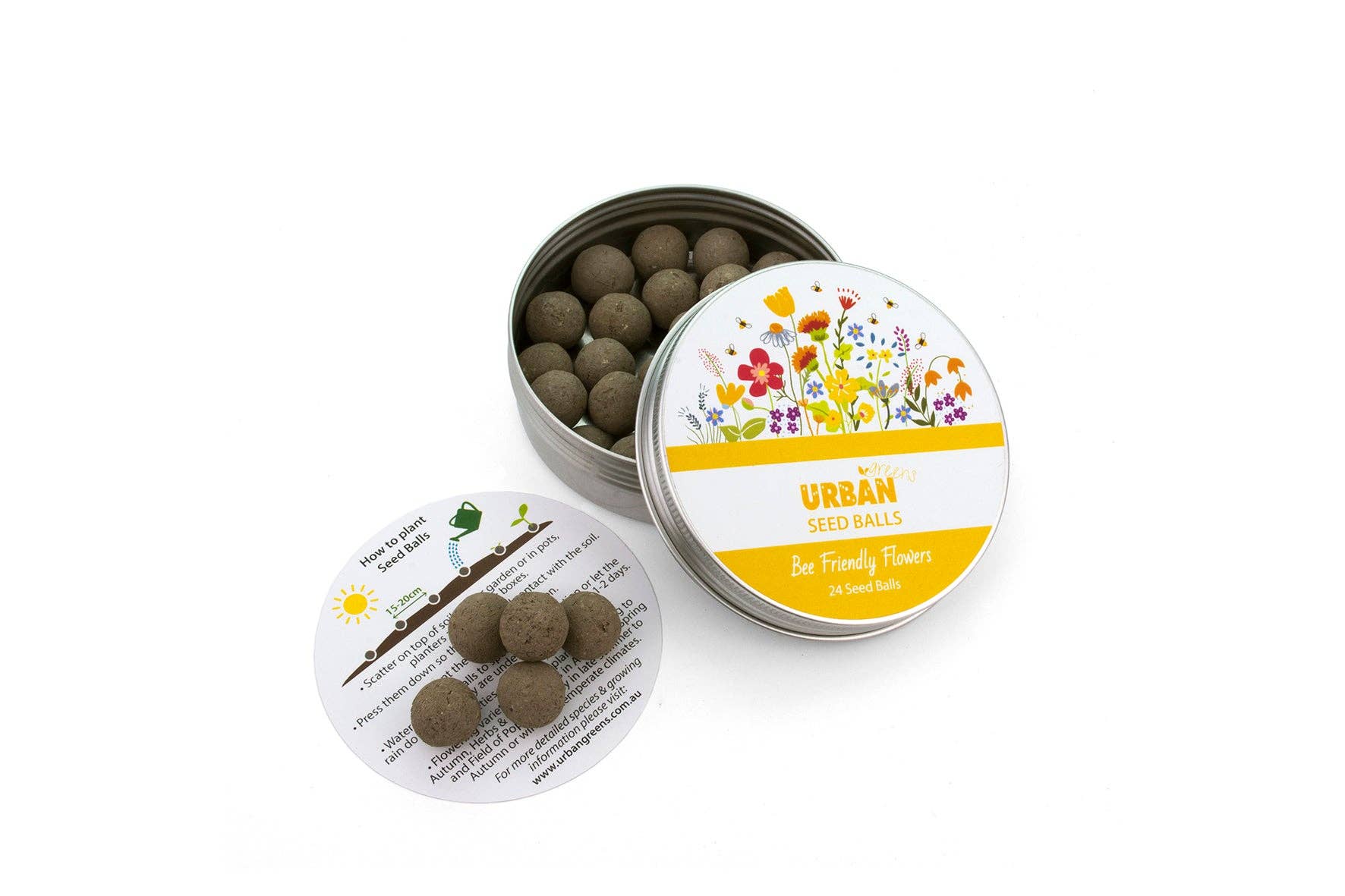 Urban Greens - Wholesale Plant Seeds - Seed Balls Counter Display including 30 Tins of Seed Balls3