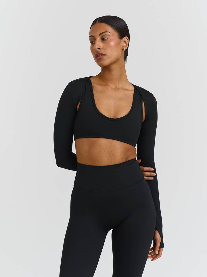 Softsculpt Shrug - Black for wholesale by Sisterly Tribe