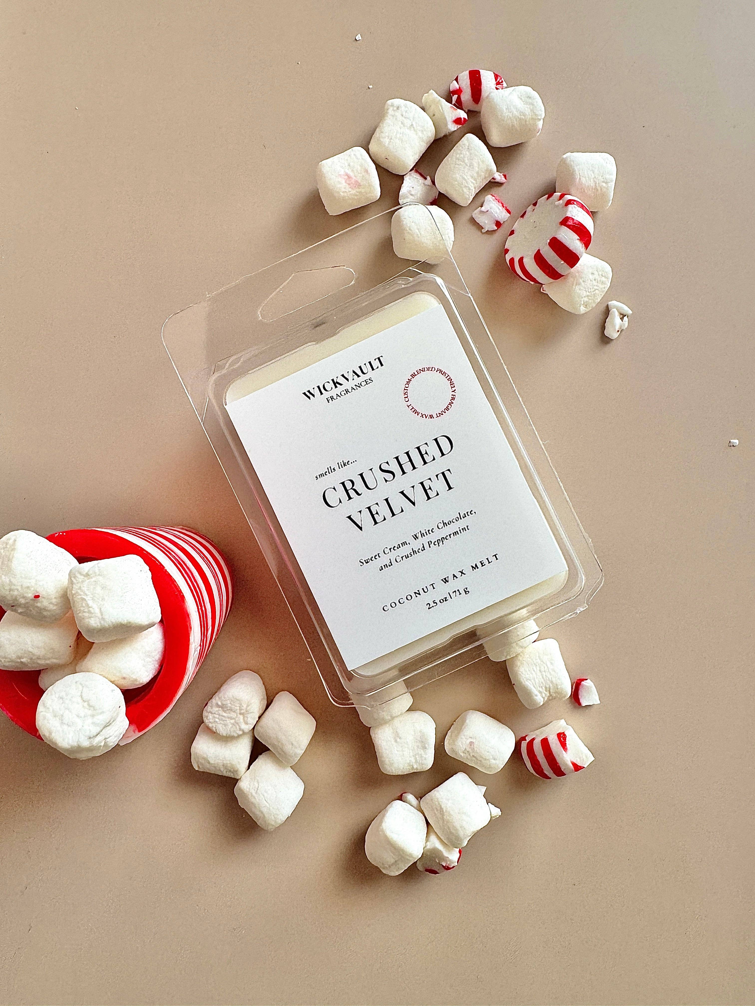 Wick Vault Fragrances - Wholesale Wax Melt - Crushed Velvet - Fall Holiday Home Coconut Soy Wax Melt1