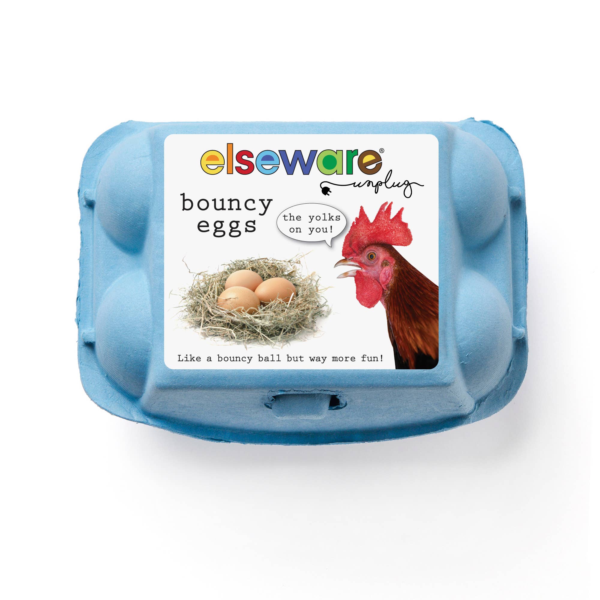 elseware unplug / eco-kids - Wholesale Classic Toy - Kids - Bouncy Eggs - Sensory Kid Toy - Egg-cellent Prank1