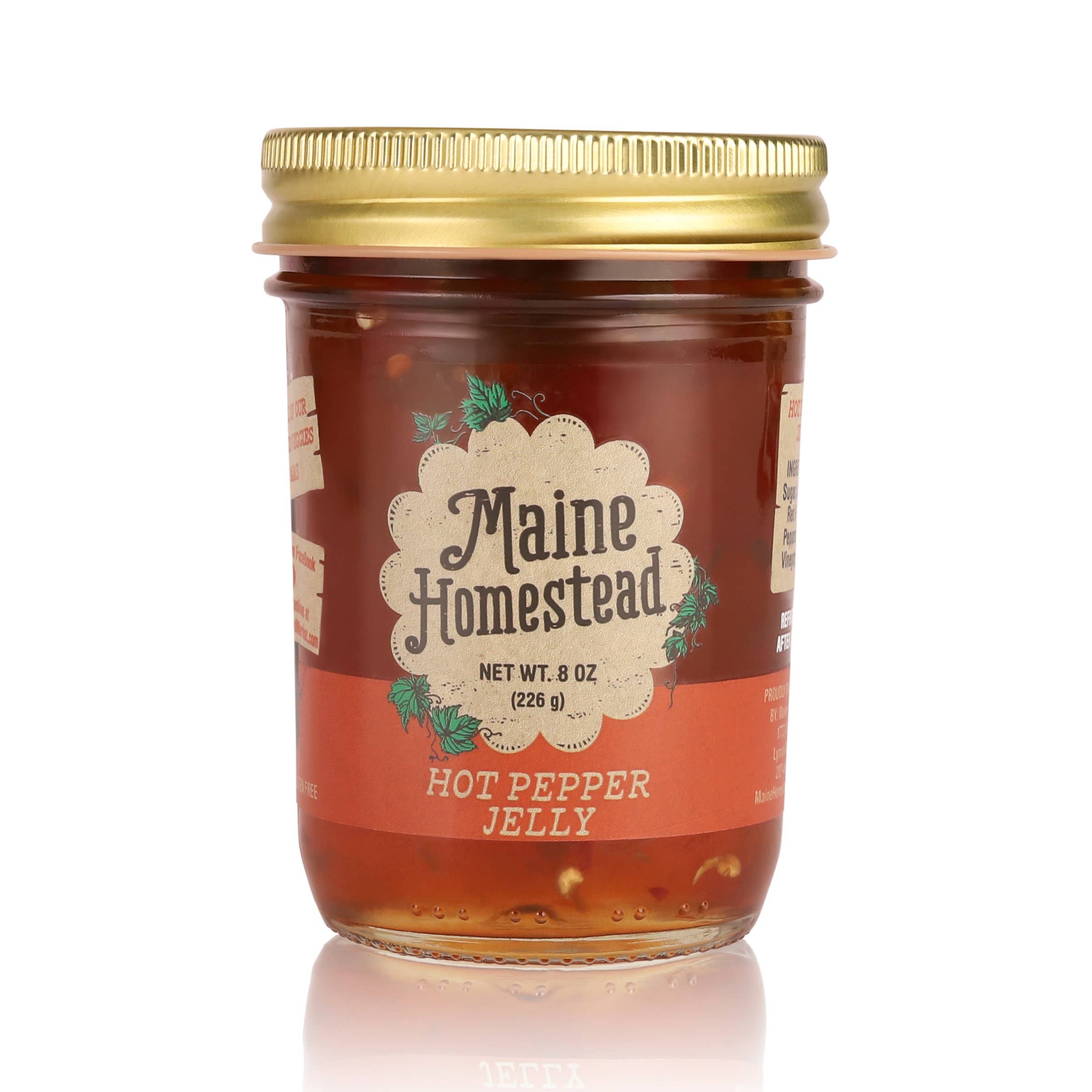 Maine Homestead Inc - Wholesale Jam/Jelly - Hot Pepper Jelly