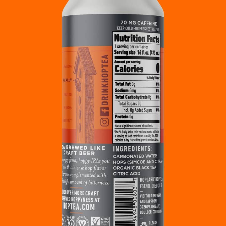 Hoplark Hoptea - Wholesale Non-Alcoholic Beer - The Really Hoppy One - 16oz