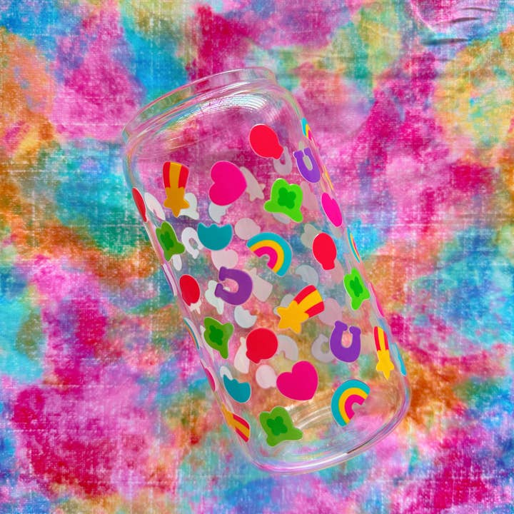 Crafting by Mayra - Wholesale Drinking Glass/Cup - Lucky Charms Cereal Glass Can