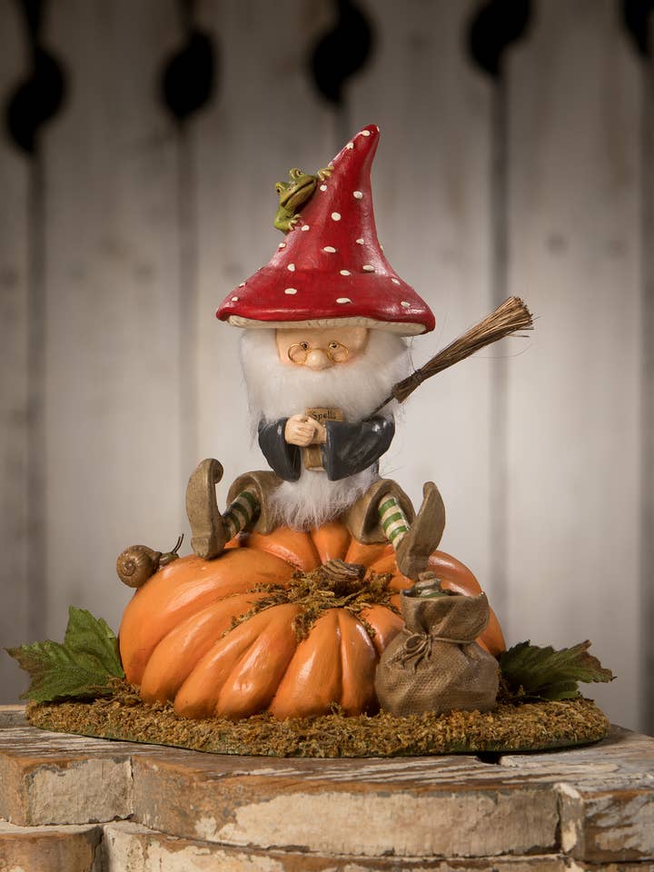 Bellamy Troll on Pumpkin for wholesale by Bethany Lowe Designs