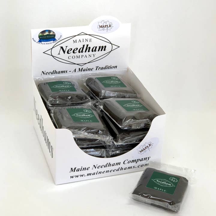 Maine Needham Company - Wholesale Chocolate Covered Sweets - Maine Maple Needhams - 20-ct display box1