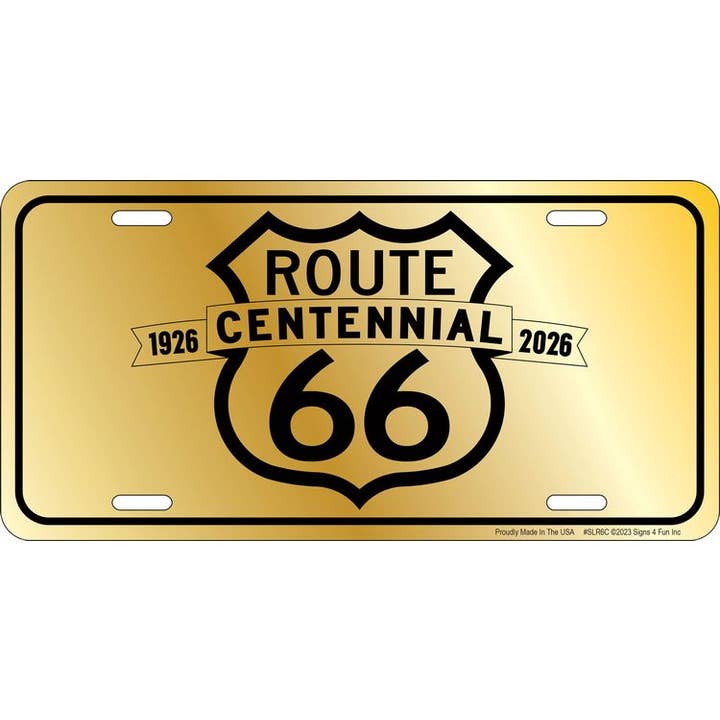 66 centesimi Oro - Targa per la vendita all'ingrosso da parte di Signs 4 Fun