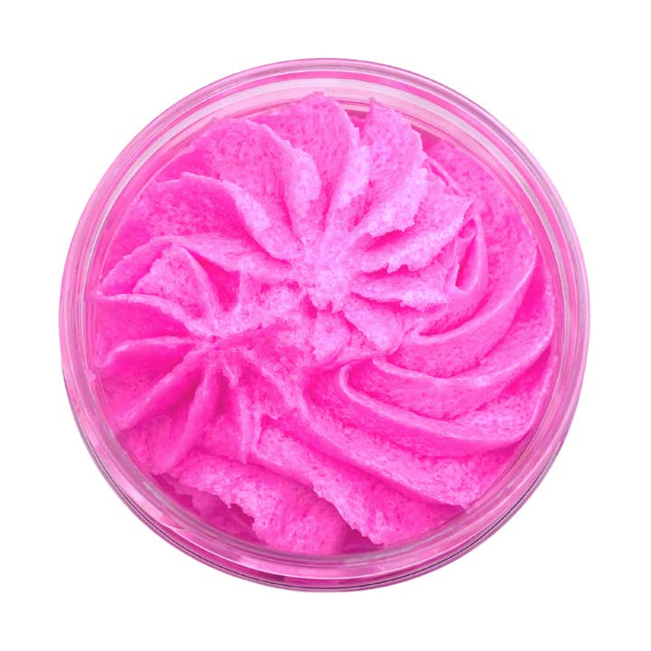 Gommage corporel au sucre fouetté « Frooty Booty » pour la vente par SOAPCUTE CALIFORNIA
