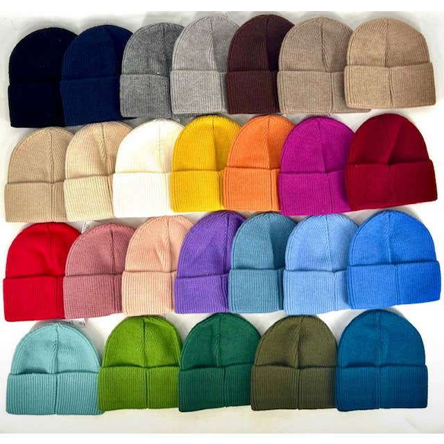 LOOWIE - Wholesale Beanie - Unisex - MA09 Unisex Ribbed Beanie LOOWIE