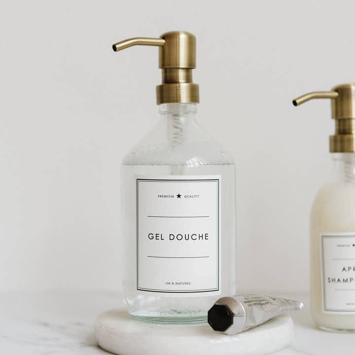 Les Flacons de l’Apothicaire - Wholesale Soap Dispenser - Shower gel - clear bottle0