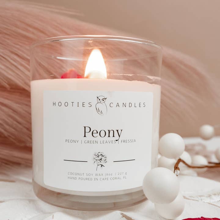 Hooties Candles and Things - Wholesale Jar/Filled Candle - Peony Candle3