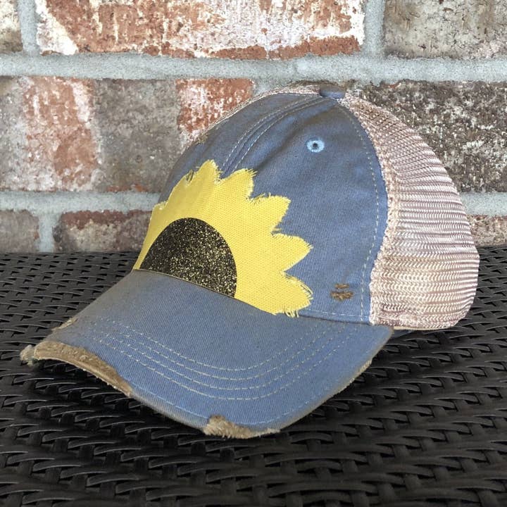 BohoGroove - Wholesale Trucker Hat - Women's - Sunflower Hat8