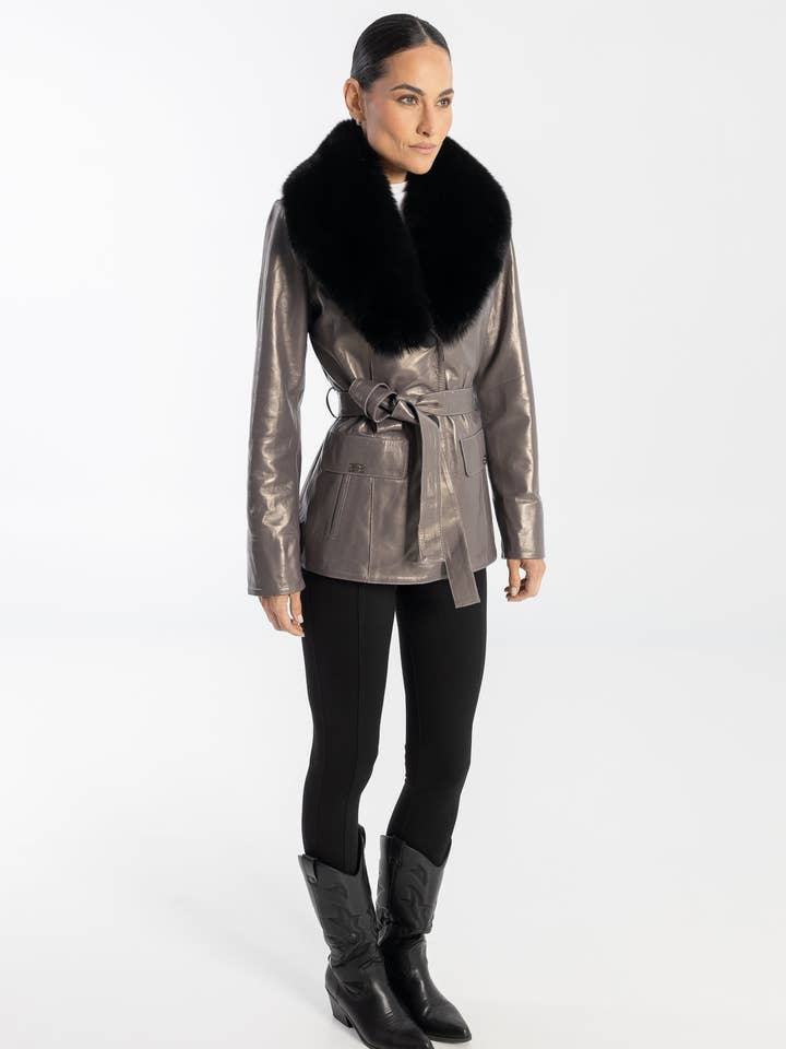 Cuir Dimitri - Wholesale Leather Jacket - Women's - GABRIELLE1