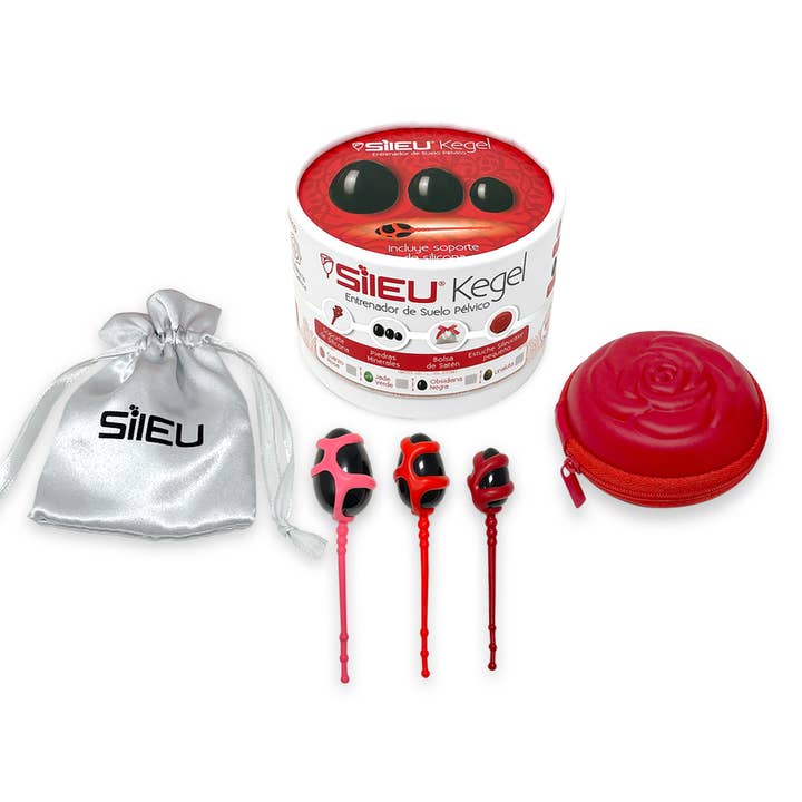 Sileu - Venta al por mayor Juguetes eróticos - Entrenador del suelo pélvico con gemas semipreciosas