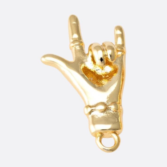 Golden Vibes Charm for wholesale by Goldie Charm Bar