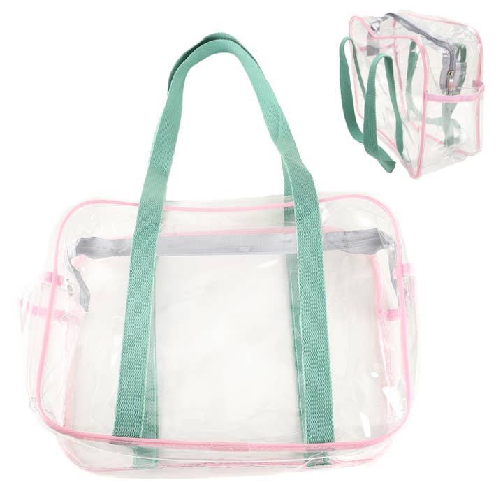 SP Sophia Collection - Wholesale Tote Bag - Women's - Clear Transparent Stadium Approved Tote Bag 1