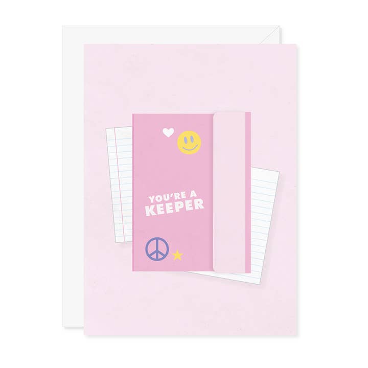 You're A Keeper Greeting Card for wholesale by Carmela & Co.