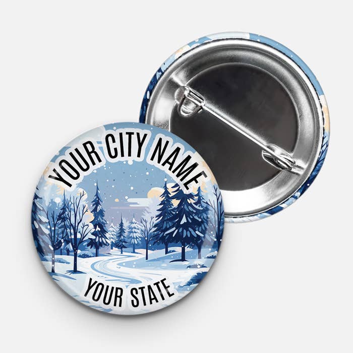 Bouton pinback personnalisé - Bouton porte-nom de 1,75 pouces personnalisé pour la vente par Aphrodite Bookclub