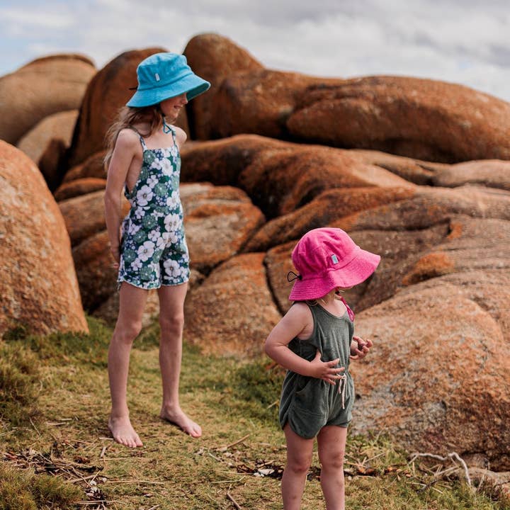 Acorn Kids - Wholesale Bucket hat – kids - Pink Terry Towelling Bucket Hat7