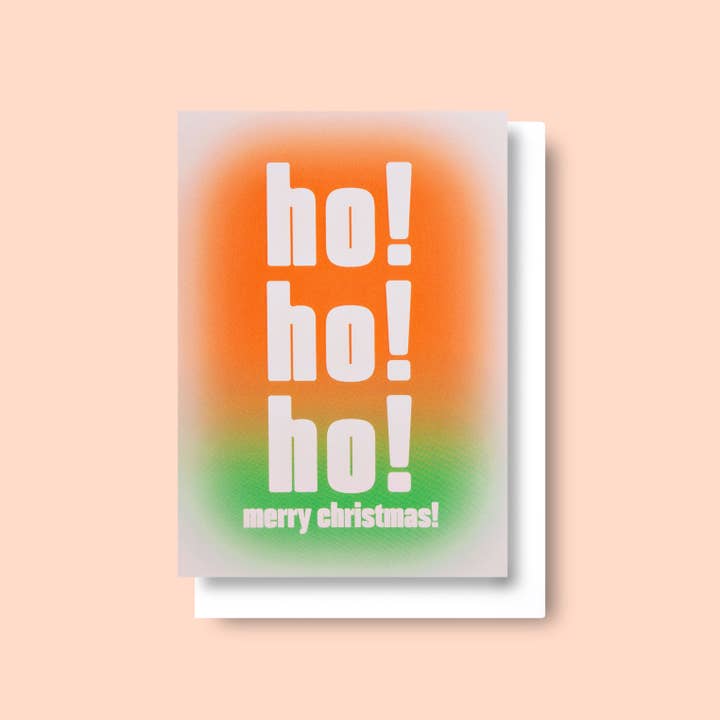 Ombre Christmas Card for wholesale by Good Thanks Paper