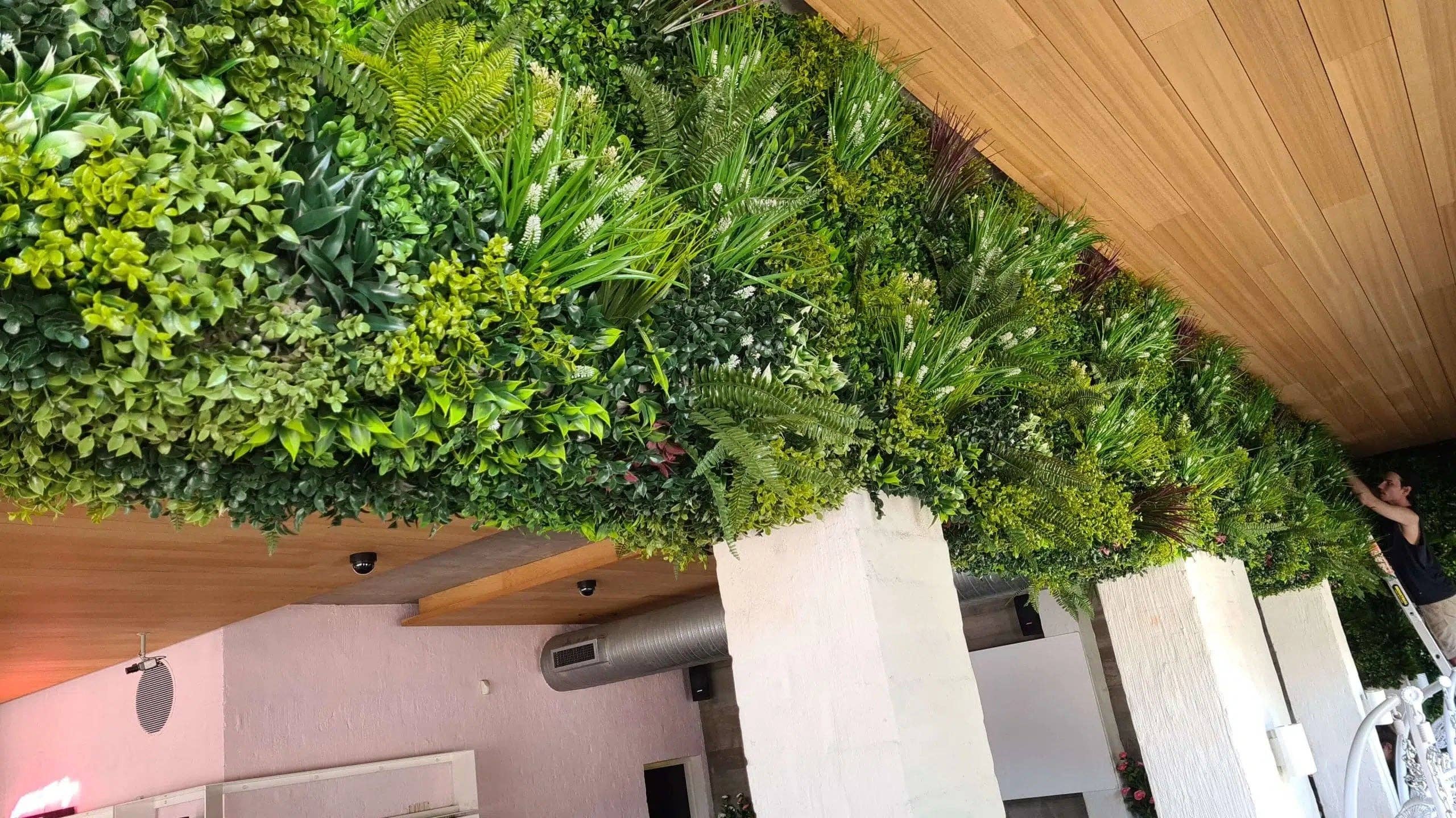 Designer Plants - Wholesale Artificial Plant - Ultra-Luxury Lush Spring Artificial Vertical Garden Green Wall 40" x 40" 11SQ FT Commercial Grade UV Resistant (Overstock Sale)7