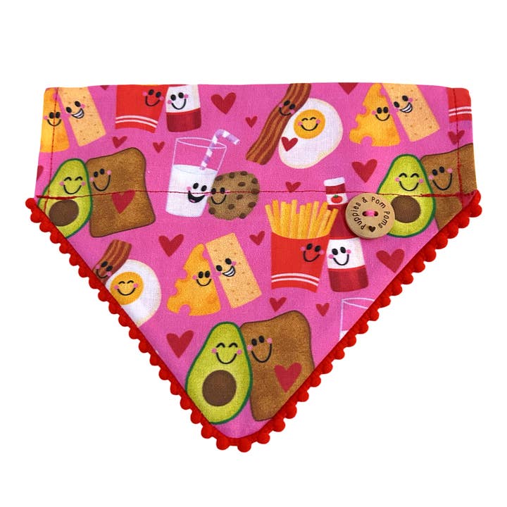 Handgjord hundbandana - Gjorda för att vara tillsammans - Trä på för wholesale av Puppies & Pom Poms