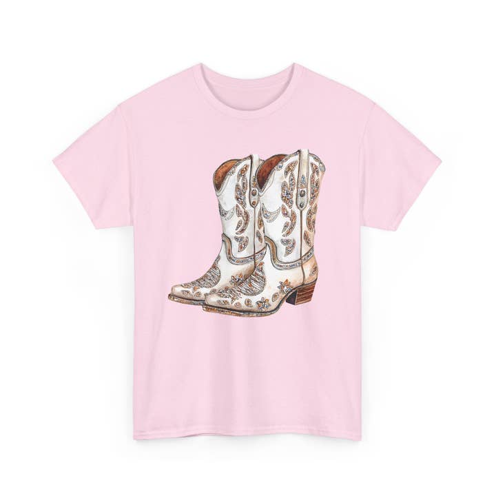 NVC Ecommerce LLC - Vendita all'ingrosso Felpa stampata - Donna - Maglietta con stivali da cowgirl con strass finti, felpa da cowboy3