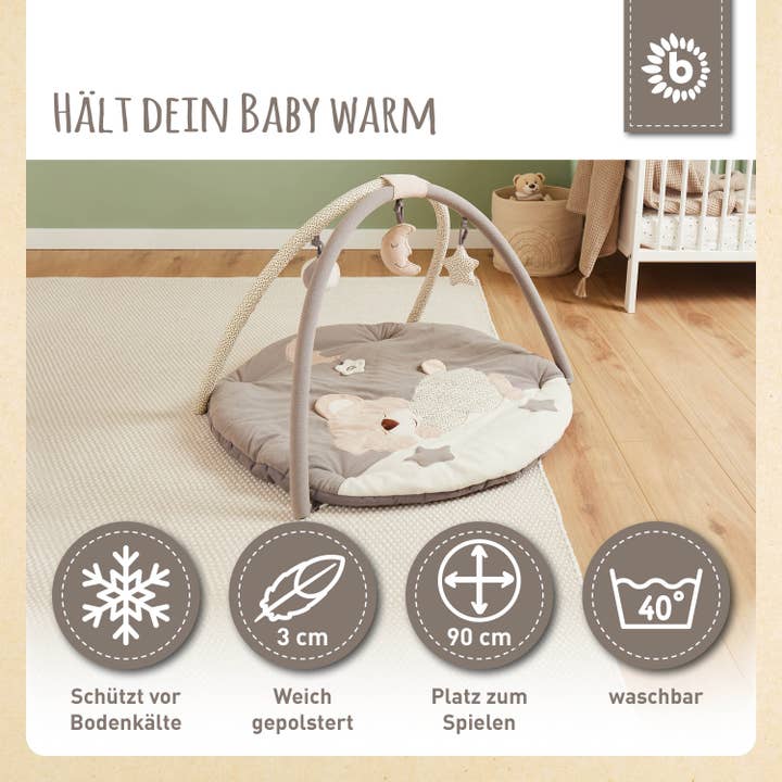 Bieco Spielwaren - Wholesale Speelmat - Kinderen en baby - Speelmat met activiteitenboog5