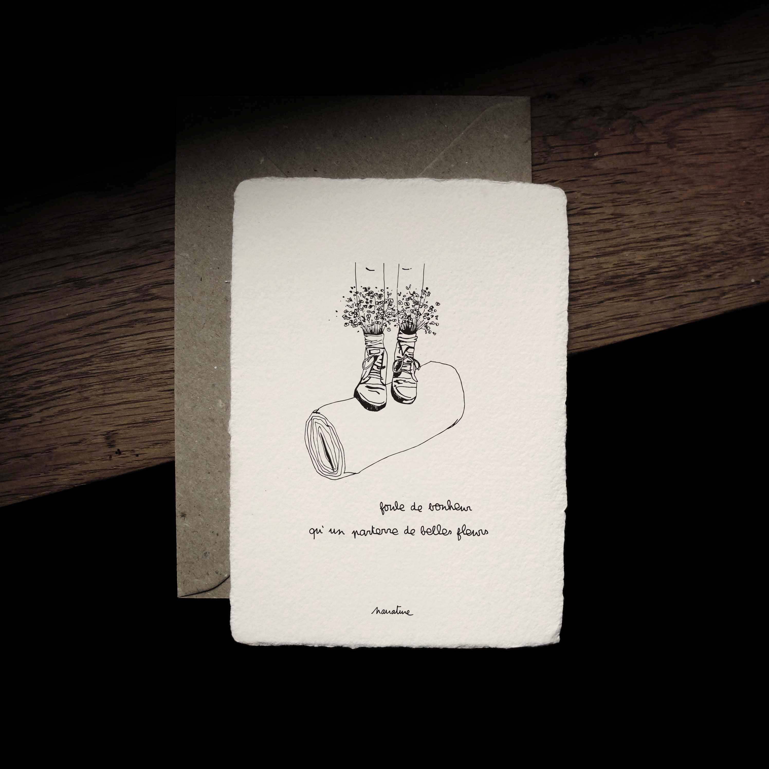 Narrature - Wholesale Everyday Greeting Card - Crowd of Happiness - 10x15 card and recycled envelope