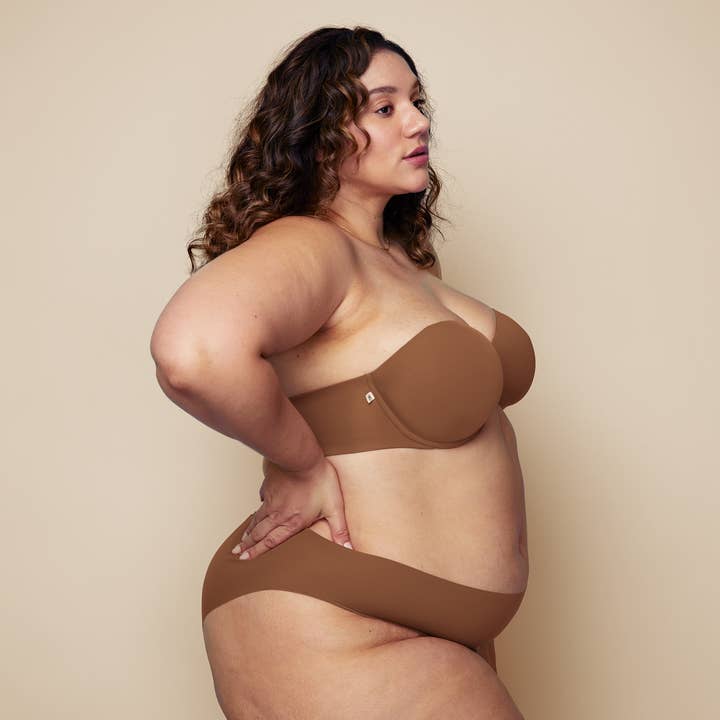 Base Strapless Bra - Brown for wholesale on Faire