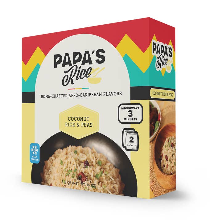 Coconut Rice & Peas for wholesale by PAPA's Rice