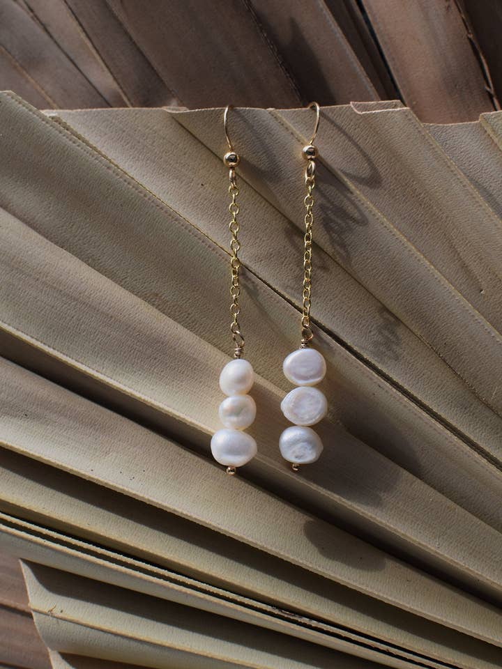 Pearl Nugget Drops for wholesale by Orozca