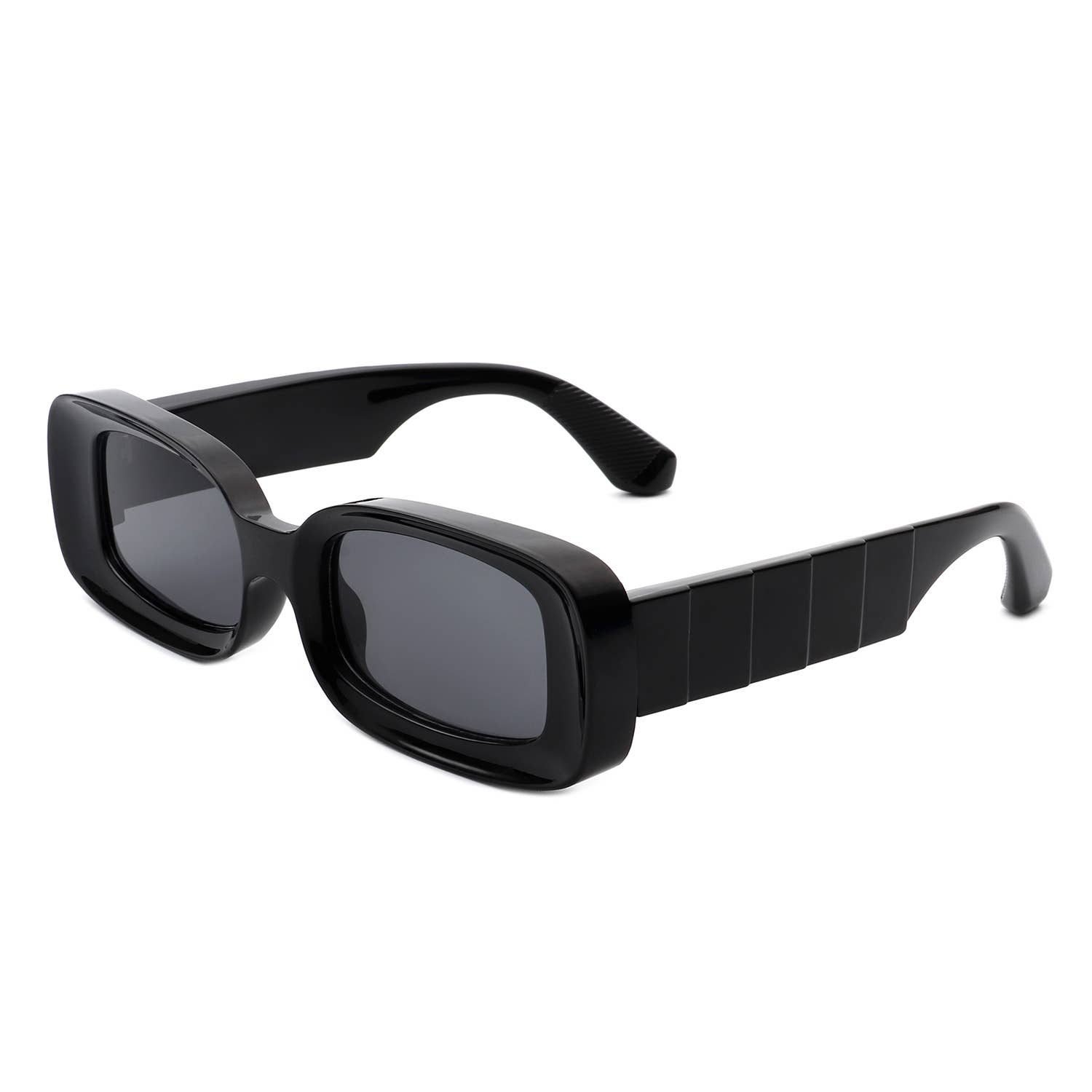 Cramilo Eyewear - Wholesale Sunglasses - Women's - Rectangle Retro Thick Frame Colorful Y2K Sunglasses2