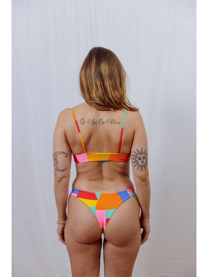 Tías & Olives - Wholesale Swim Top - Women's - Bralette bikini top Pablo - colourful1