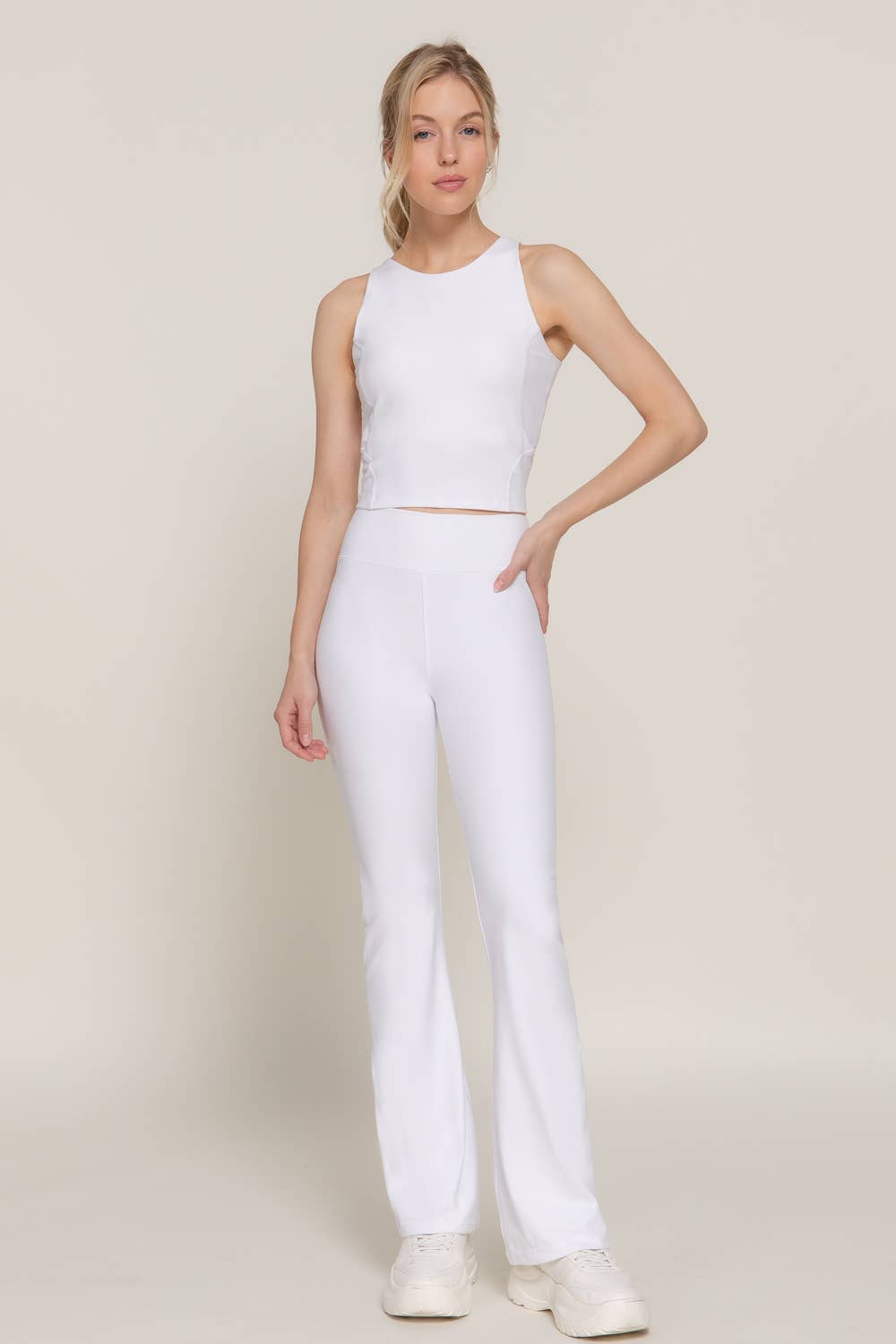 Active Basic | Active USA - Wholesale Athletic Top - Women's - Halter Neck Workout Crop Top3