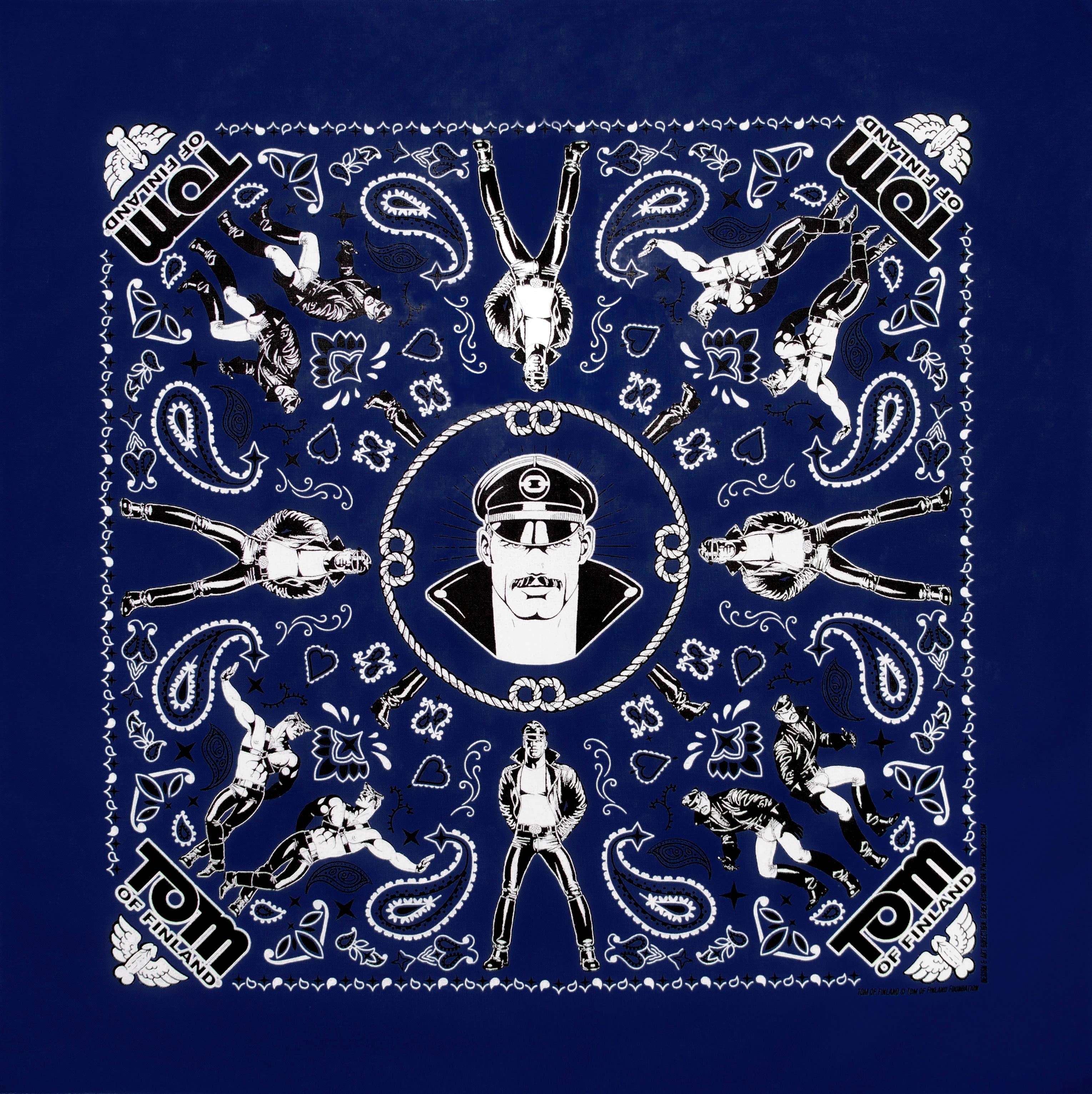 Peachy Kings / Kweer Cards - Vendita all'ingrosso Bandana - Unisex - Mascherina Bandana Tom of Finland (Gay Queer LGBT)7