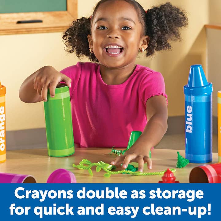 Learning Resources - Wholesale Crayons - Kids & Baby - Rainbow Sorting Crayons