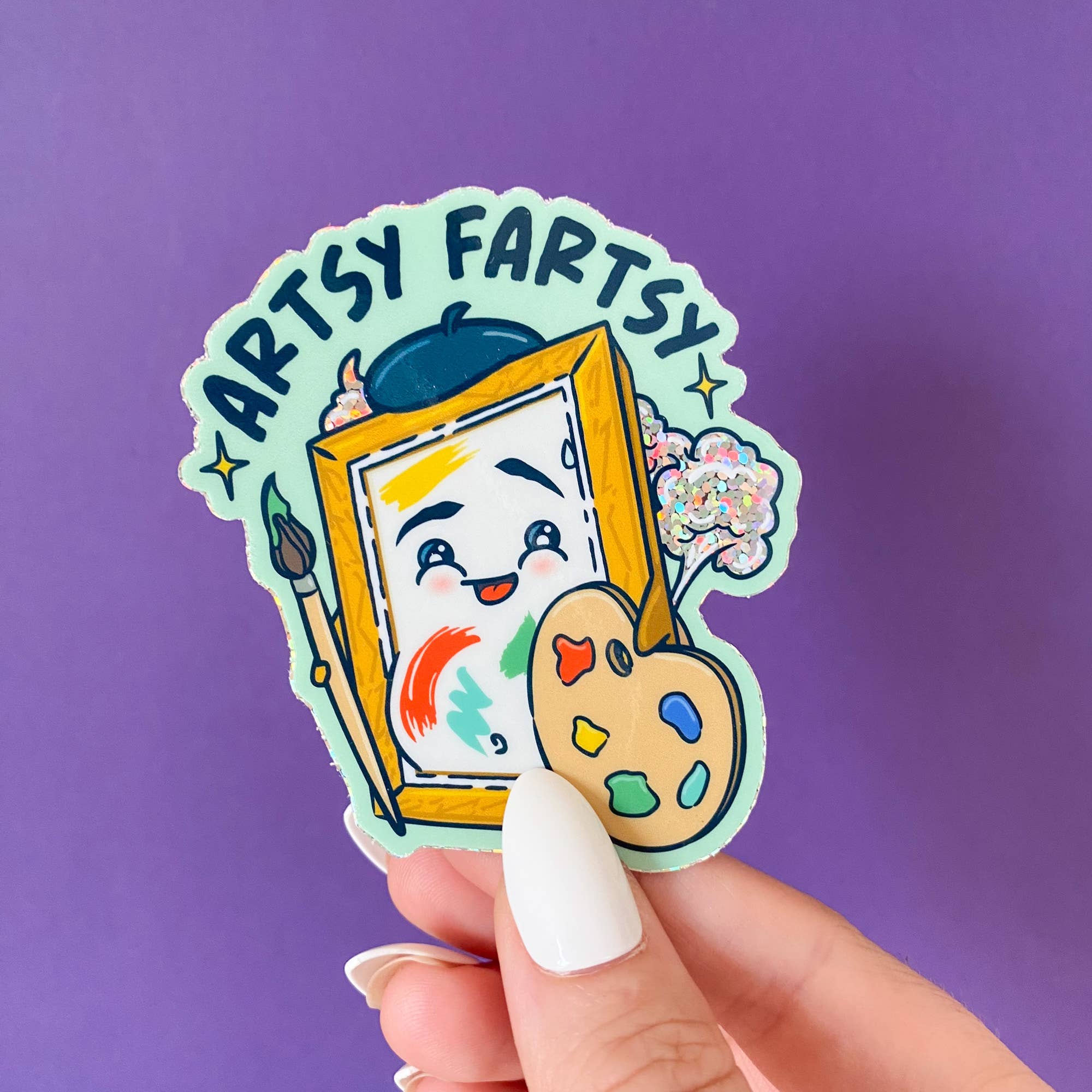 The Paint Sesh - Wholesale Sticker - Artsy Fartsy Sticker | Artist Accessory | Art Decal 4