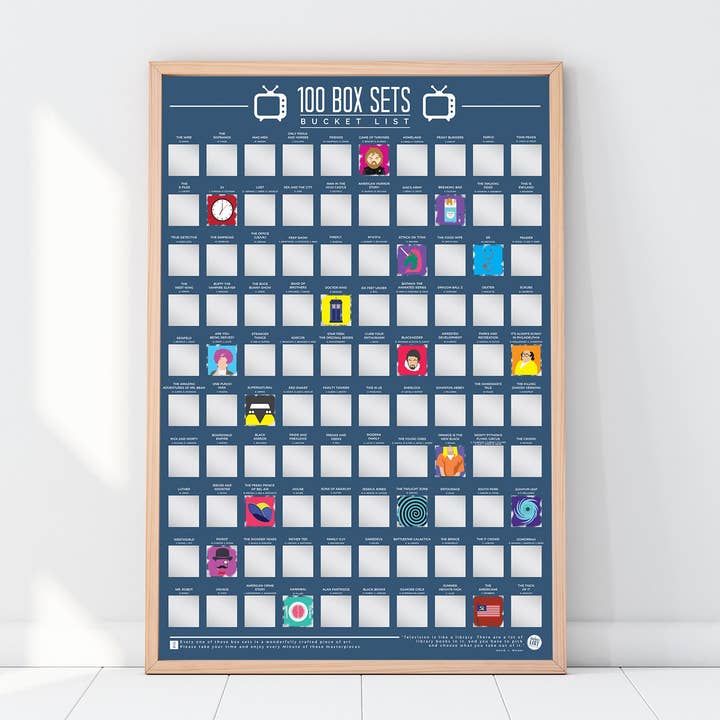 William Valentine Collection - Wholesale Poster - Bucket List Scratch Poster - 100 Box Sets