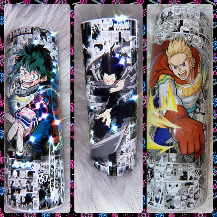 MHA Tumblers for wholesale by Zoe & Finn’s Creations