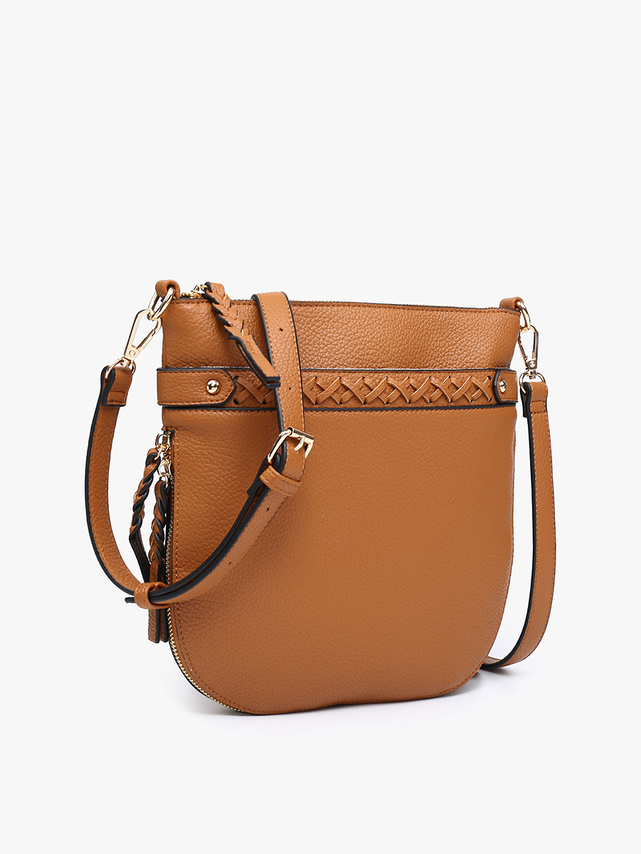 Jen & Co. - Wholesale Crossbody Bag - Women's - M2466 Esther Whipstitch Trim Round Crossbody9