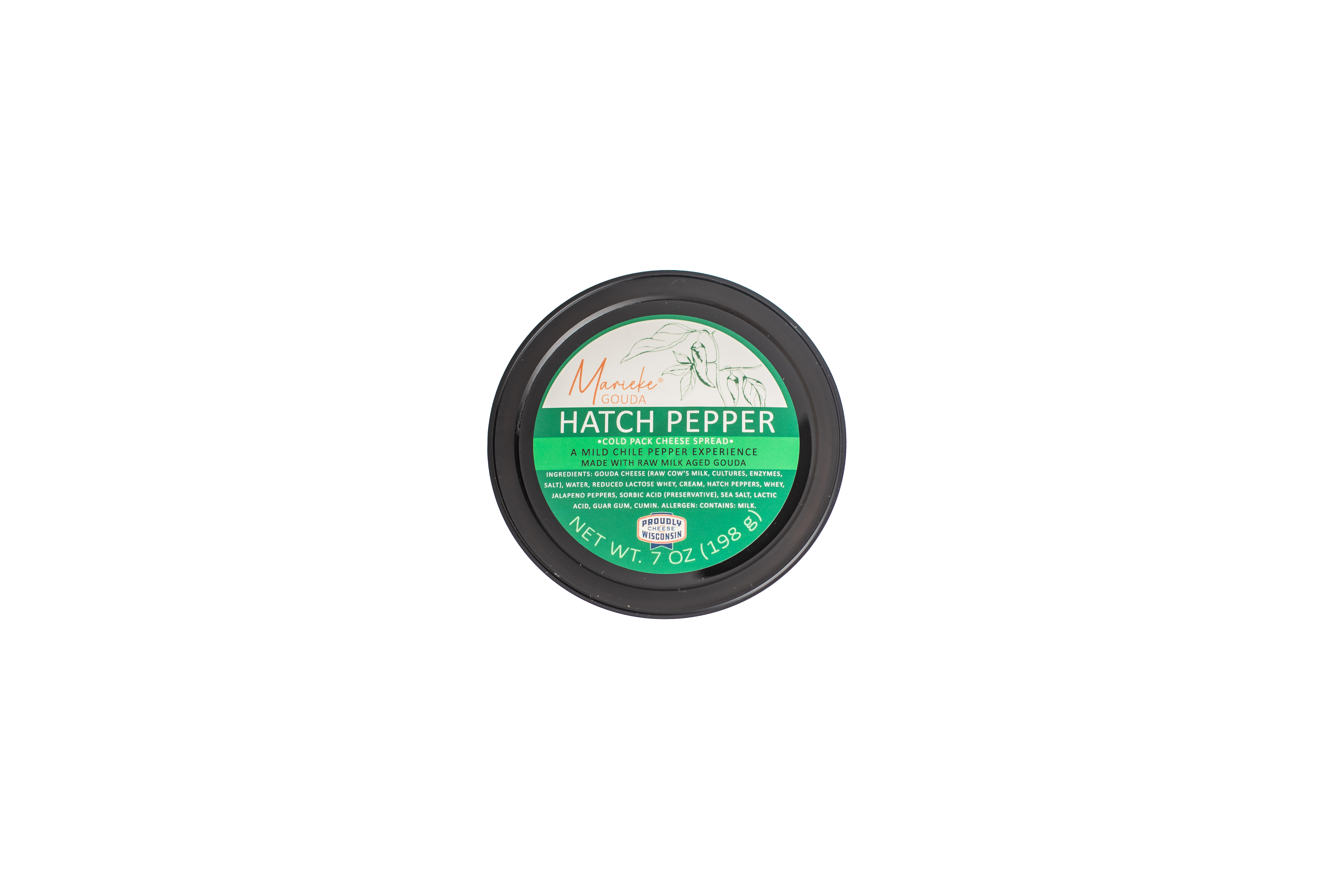 Marieke Gouda - Wholesale Cheese - Hatch Pepper Gouda Spread Case 12/7oz - Marieke® Gouda2