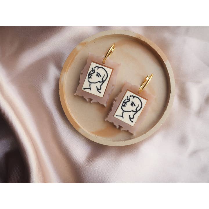 Orecchini Matisse Silhouette per la vendita all'ingrosso da parte di Rosamond Street