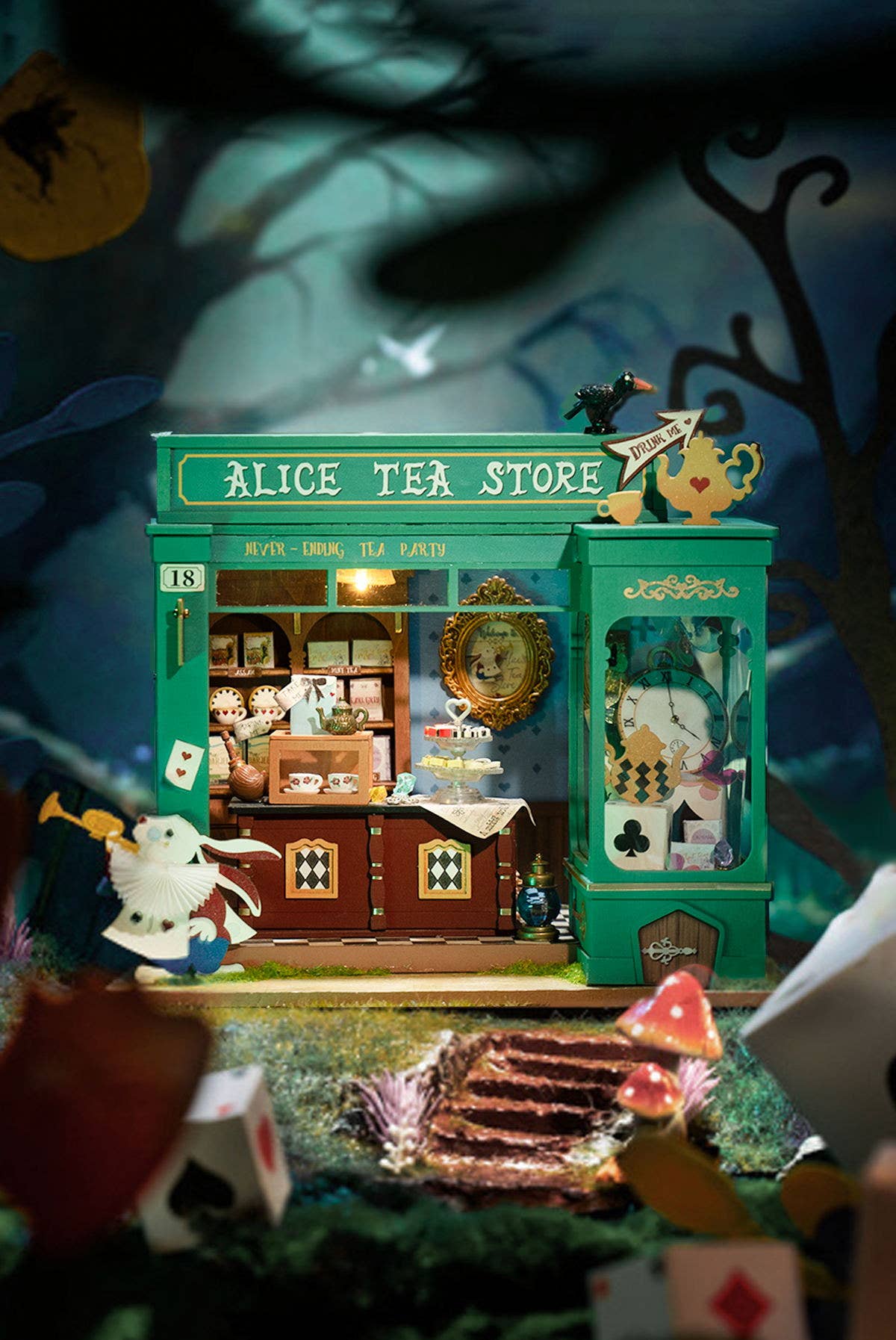 Robotime - Wholesale DIY Craft Kit - DG156 Alice's Tea Store DIY miniature house3