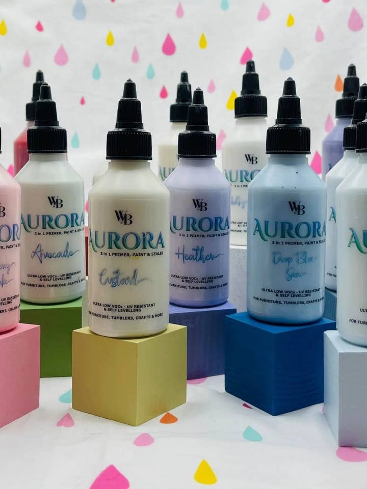 21 color bundle (50ml) AURORA 3in1 Primer, Paint & Sealer for wholesale by Crafting with CT