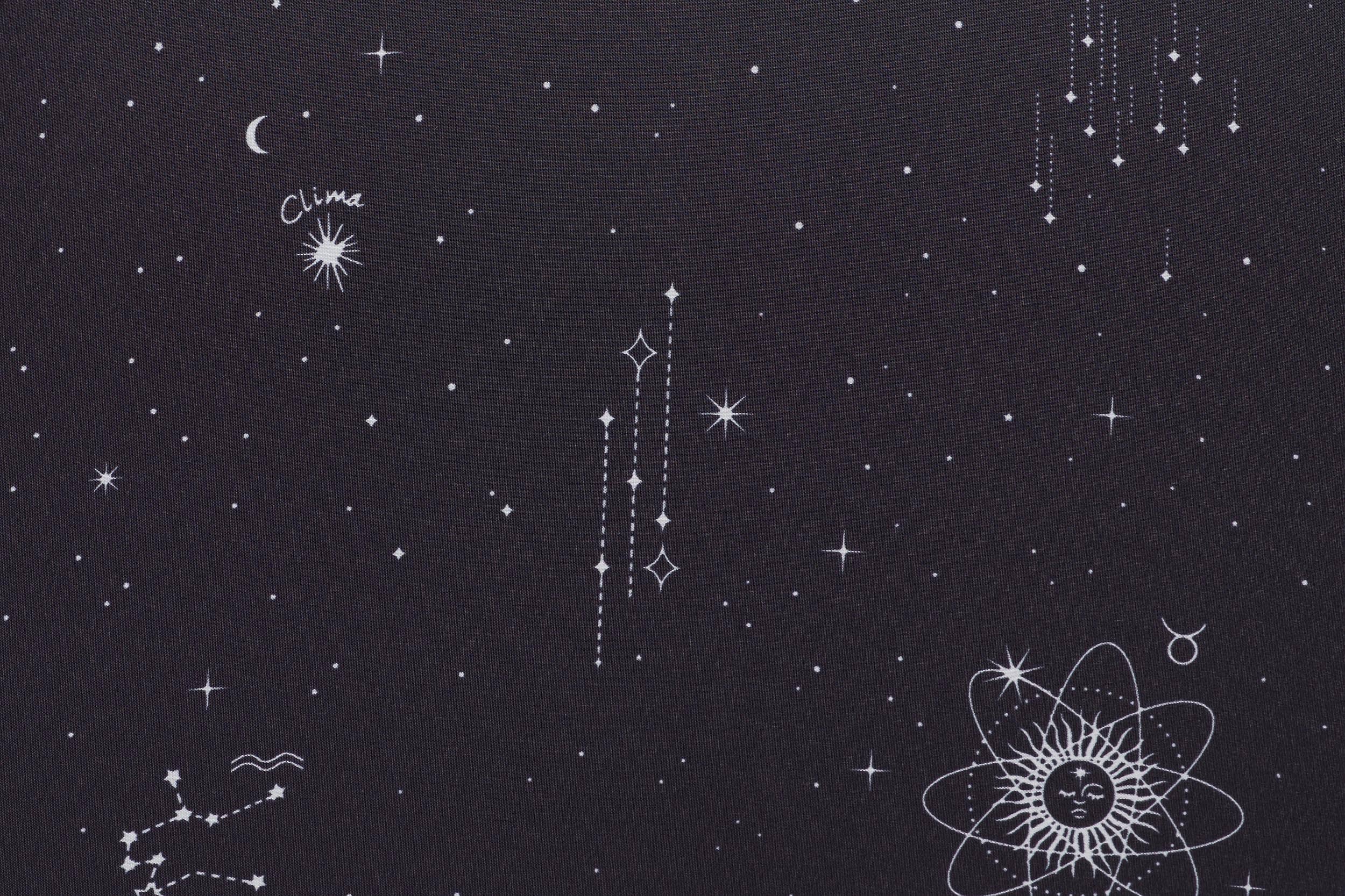 Mkr International - Wholesale Umbrella - Unisex - “Astrology” Long Auto Umbrella | Windproof | Recycled10