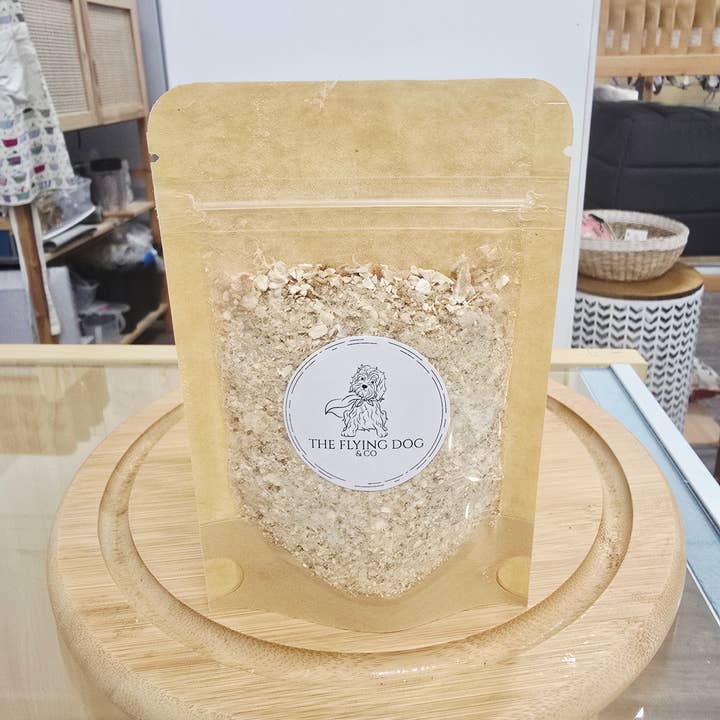 Seafood Meal Topper 30g for wholesale by The flying dog n Co