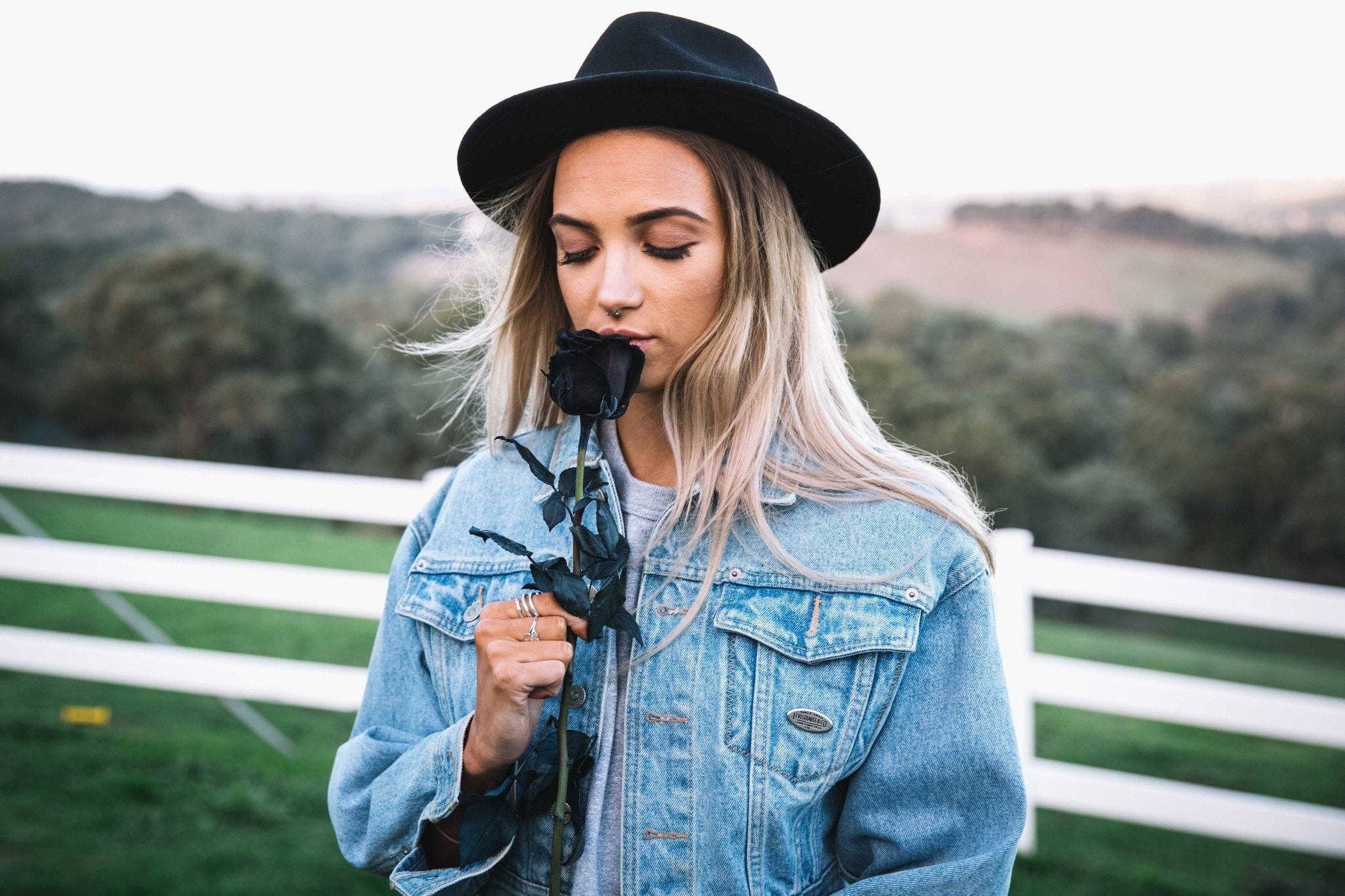 Billy Bones Club - Vente Chapeau en feutre – unisexe - Chapeau Fedora Betty Noir6